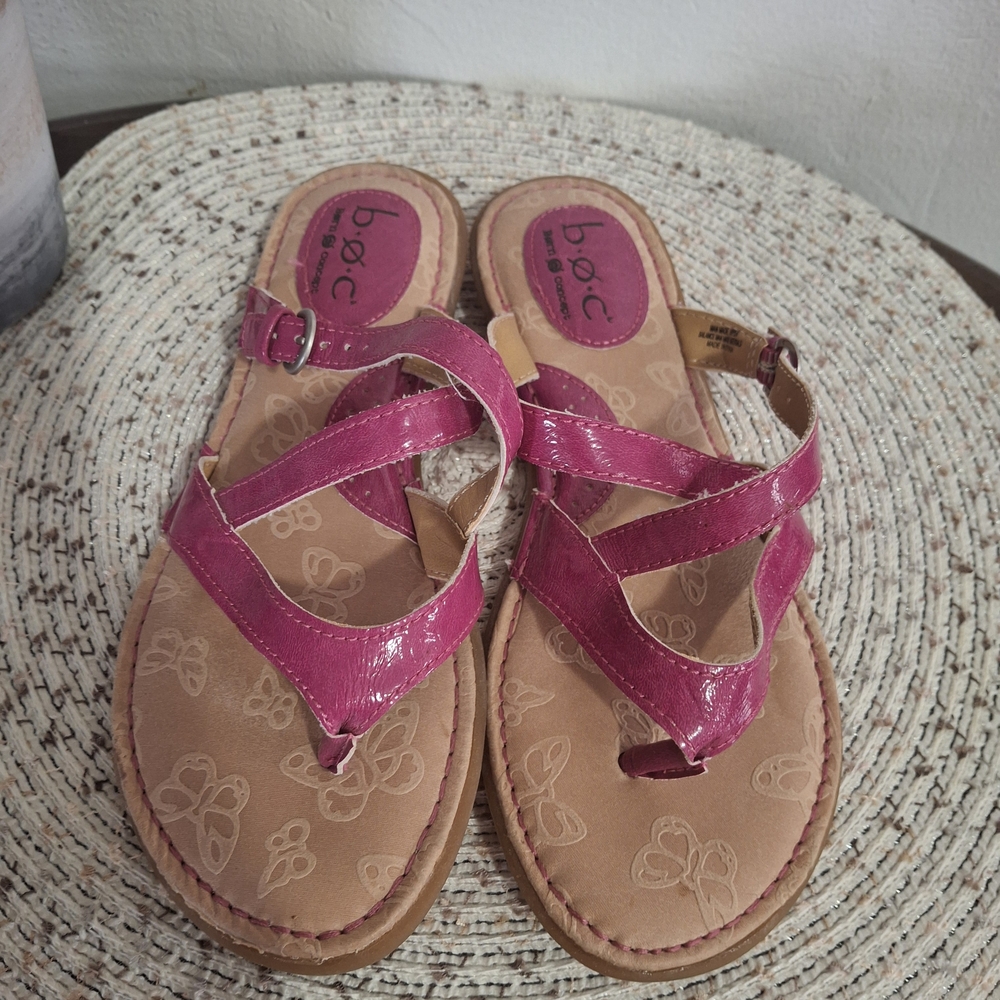 b.o.c. Women's Pink Sandals Size 7. - Picture 2 of 12